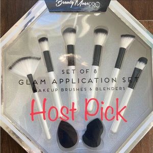 NEW and SEALED Box Glam application makeup set of brushes and Blenders
